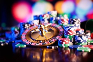 Live roulette table with professional croupier at gimbal VIP studio